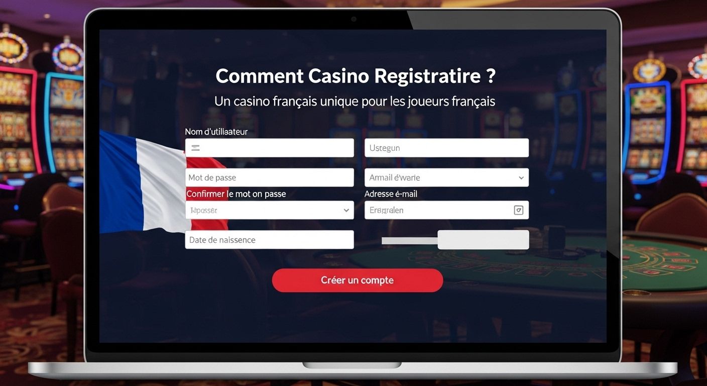 Comment s'inscrire casino registration